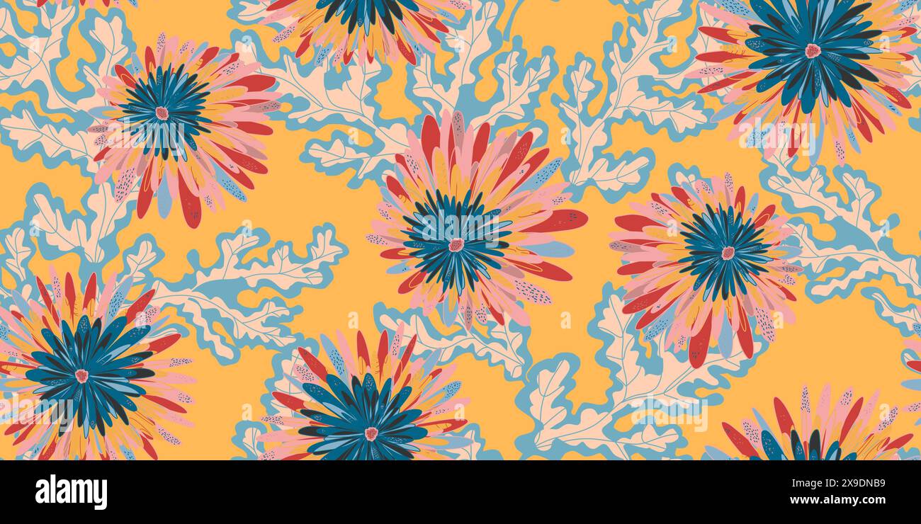 Vector seamless overlapping pattern Stock Vector Image & Art - Alamy