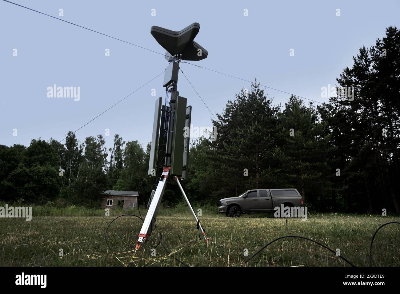 Radio-electronic intelligence systems, PER. War in Ukraine Stock Photo