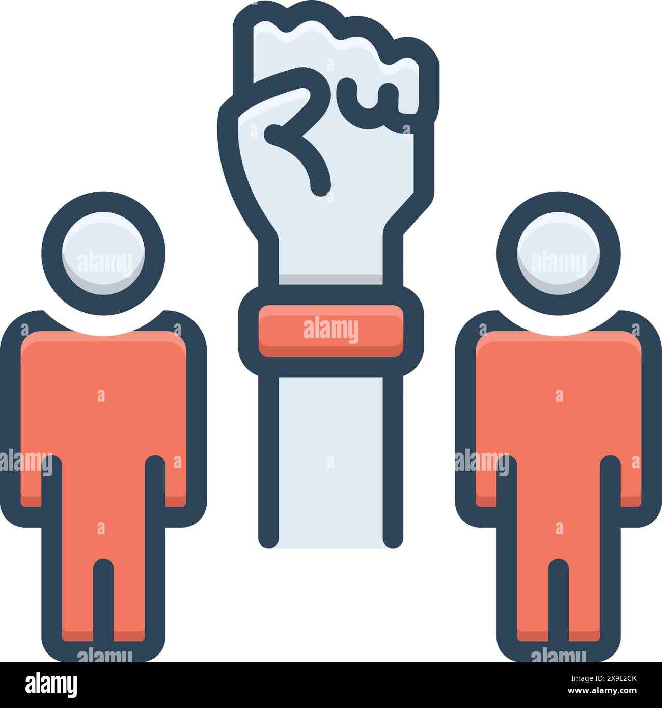 Icon for initiatives,will power Stock Vector