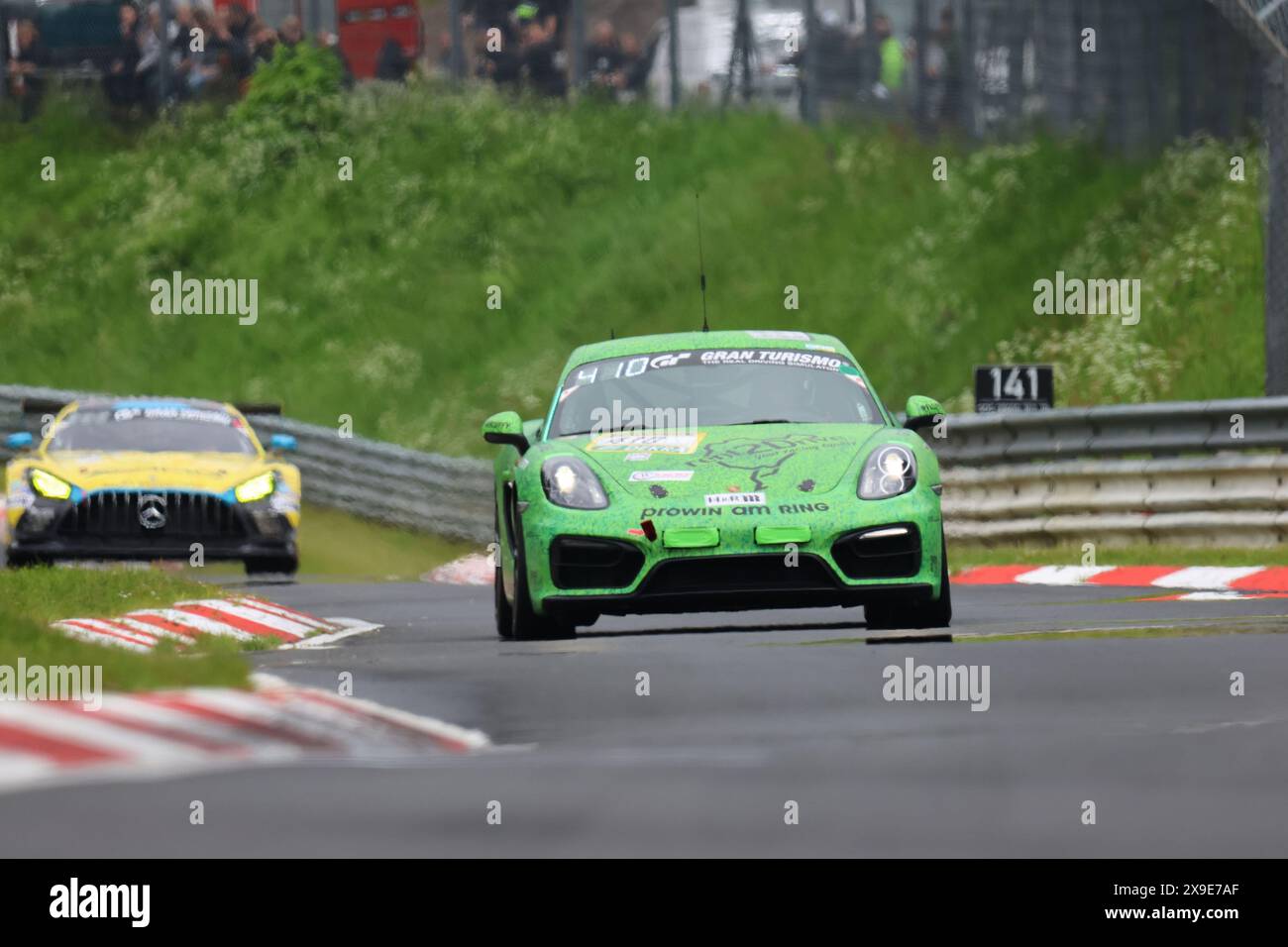 Stefano Croci (Bergamo/ITA) / David Ackermann (Doettingen/DEU) / Axel Jahn (Heusweiler/DEU) / Georg Arbinger (Deggendorf(DEU), #410, Porsche Cayman GTS, Team: MSC Adenau (DEU),  Motorsport, ADAC Ravenol 24H Rennen Nuerburgring, Nuerburg, 30.05.2024 - 02.06.2024, Donnerstag 30.05.2024  Foto: Eibner-Pressefoto/Juergen Augst Stock Photo