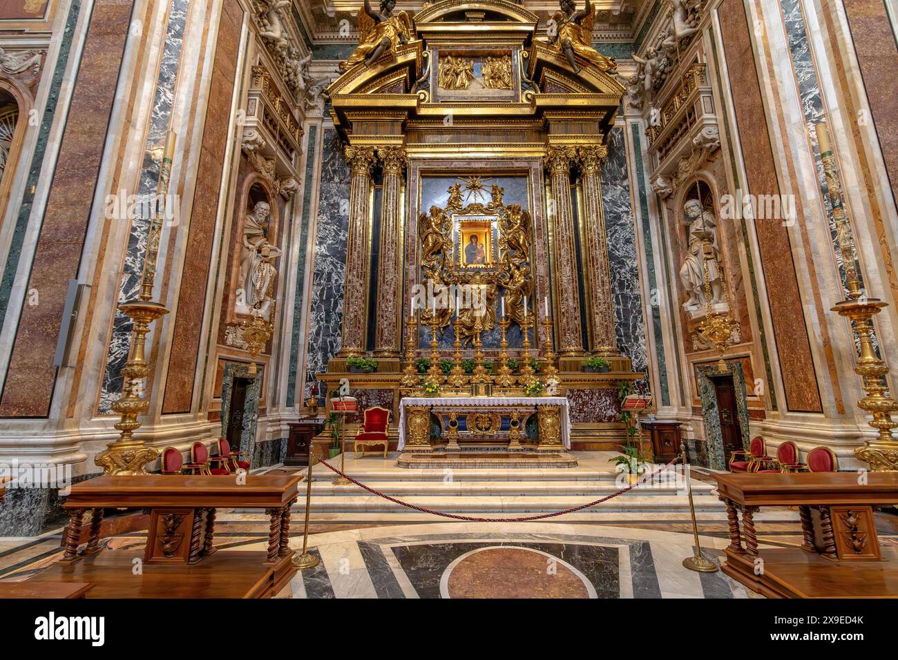 The Altar Tabernacle Of Cappella Paolina Inside Basilica Of Santa Maria The Altar Tabernacle Of Cappella Paolina Inside Basilica Of Santa Maria