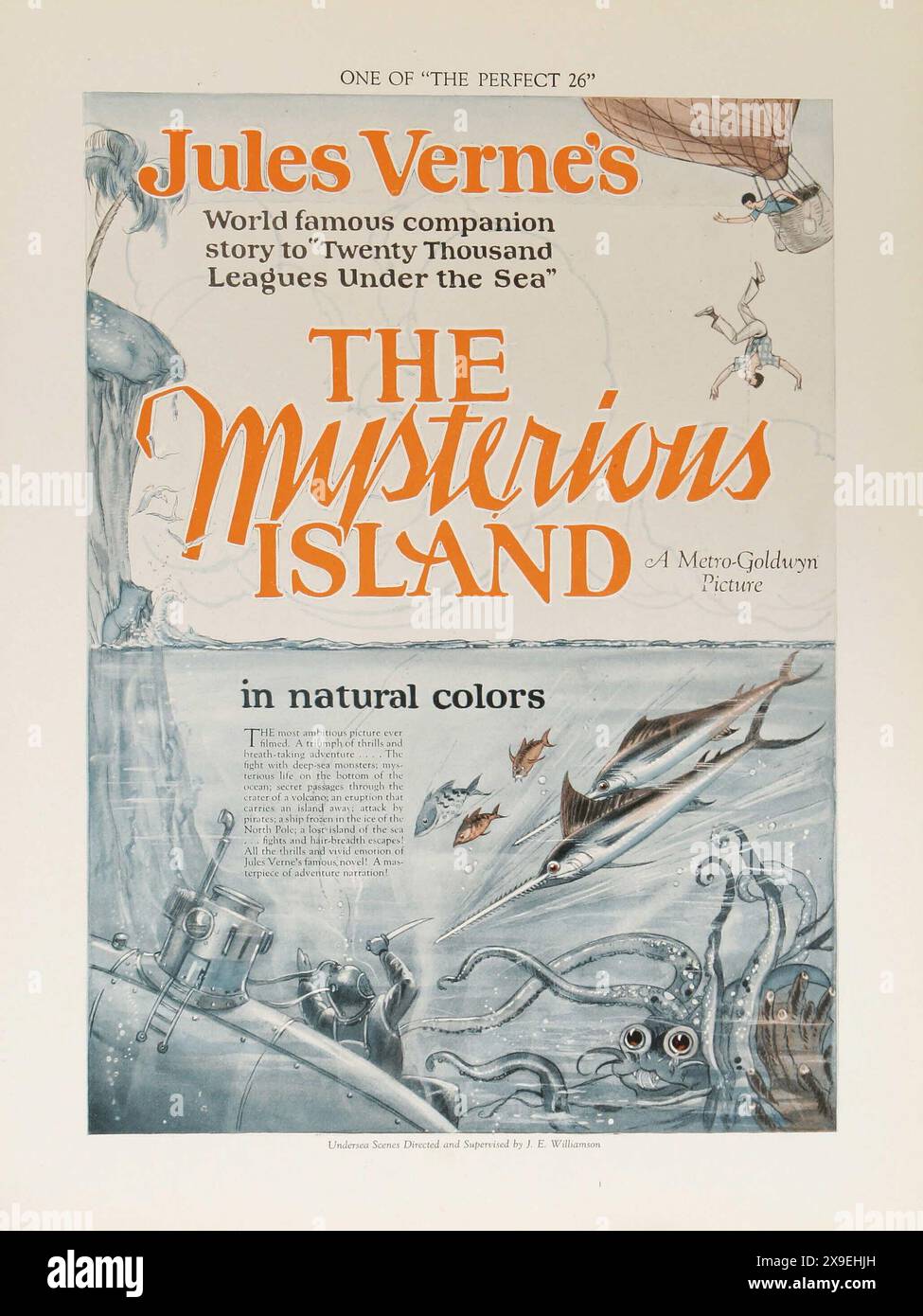 MYSTERIOUS ISLAND (1929), directed by LUCIEN HUBBARD. Credit M.G.M