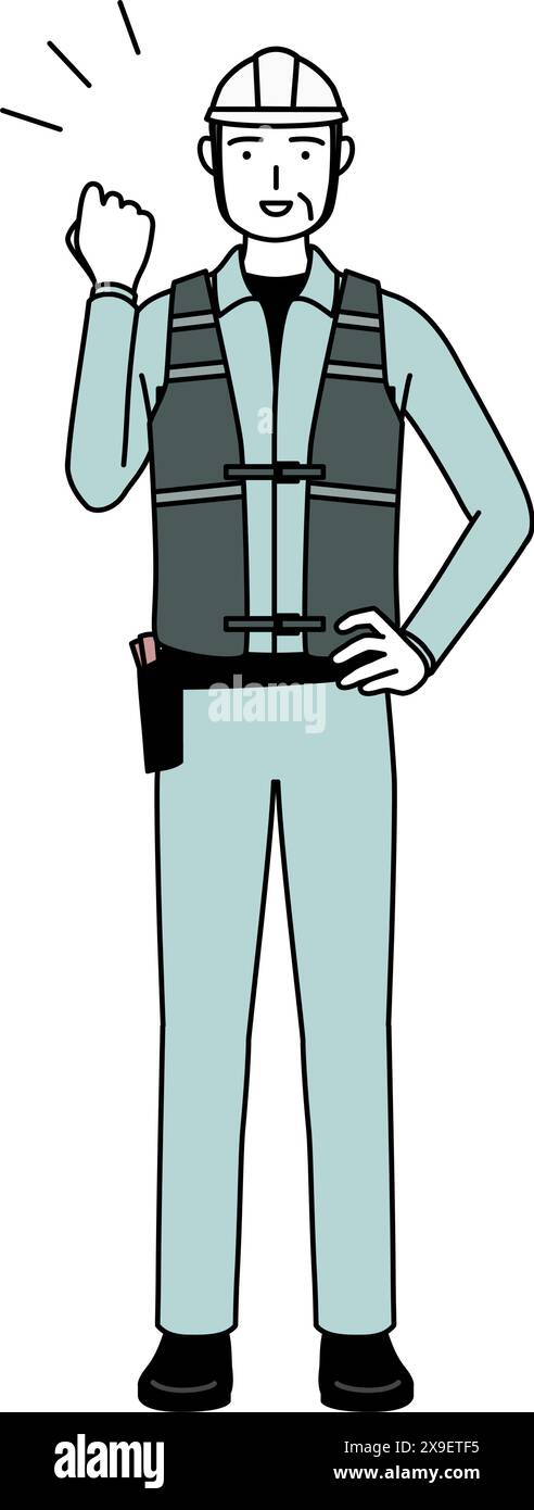 Senior engineer manager supervisor Stock Vector Images - Alamy