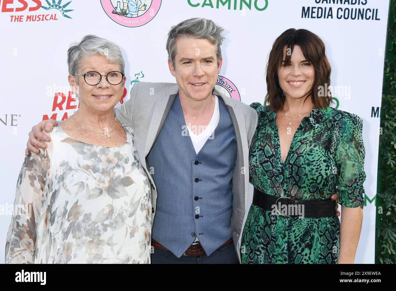 LOS ANGELES, CALIFORNIA - MAY 30: (L-R) Marnie Neve, Christian Campbell