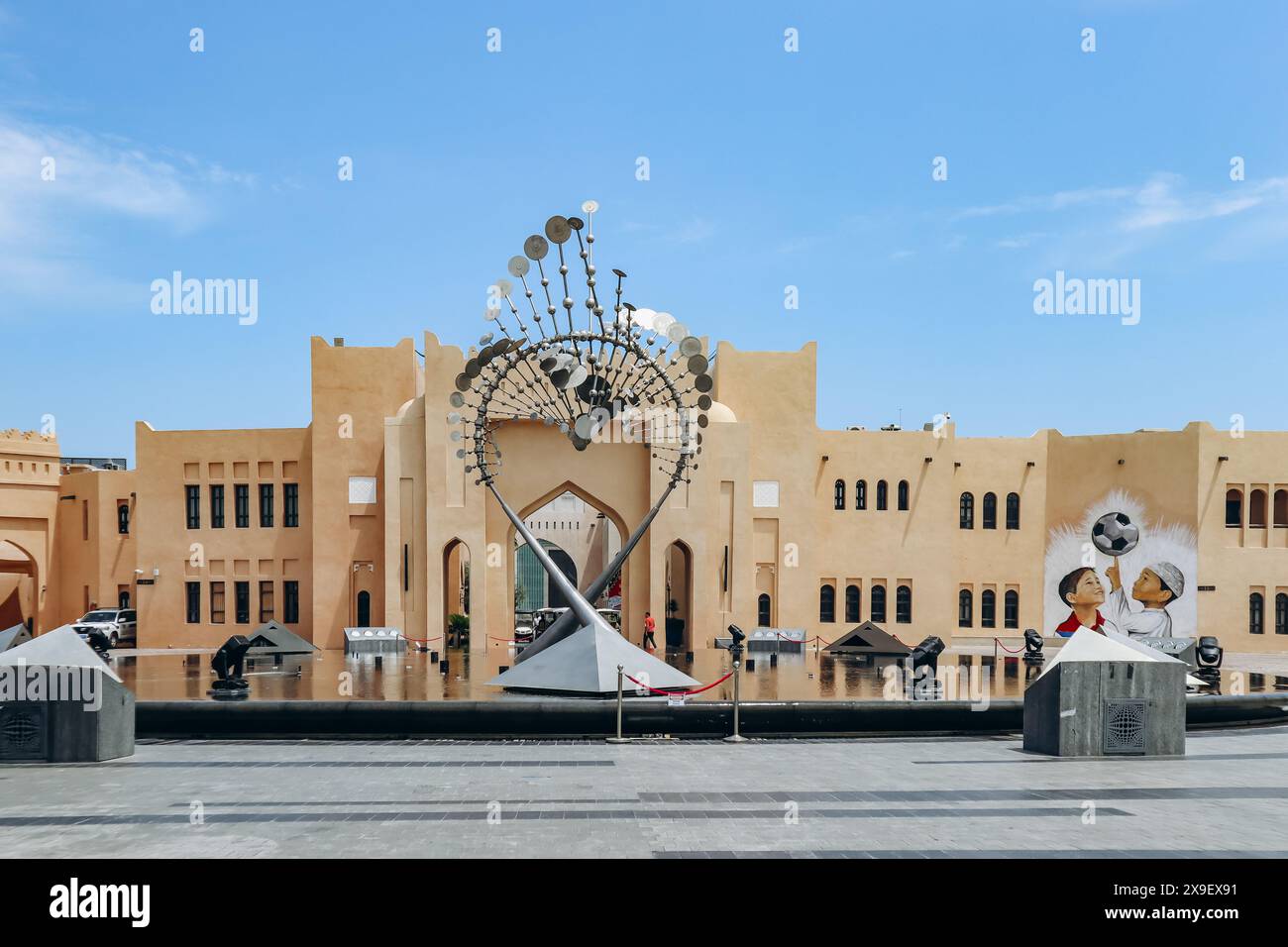 Doha, Qatar - 1 May 2024: Katara Cultural Village, a cultural and