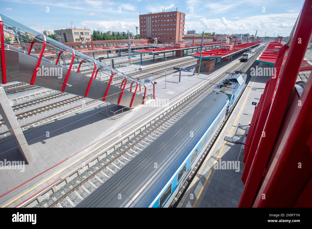 Pardubice, Czech Republic. 31st May, 2024. The Pardubice railway junction, main station after modernisation, May 31, 2024. Credit: Josef Vostarek/CTK Photo/Alamy Live News Stock Photo