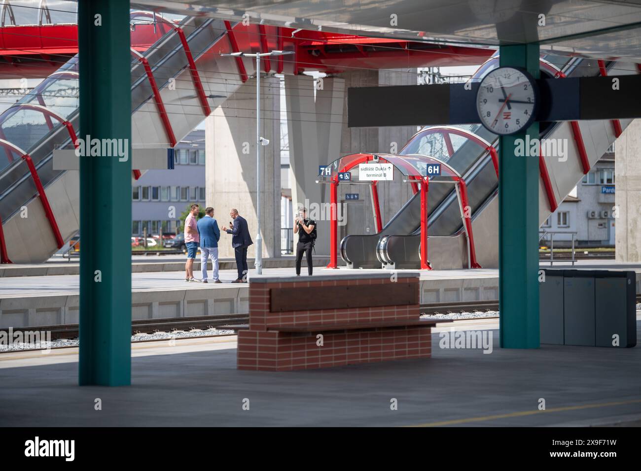 Pardubice, Czech Republic. 31st May, 2024. The Pardubice railway junction, main station after modernisation, May 31, 2024. Credit: Josef Vostarek/CTK Photo/Alamy Live News Stock Photo