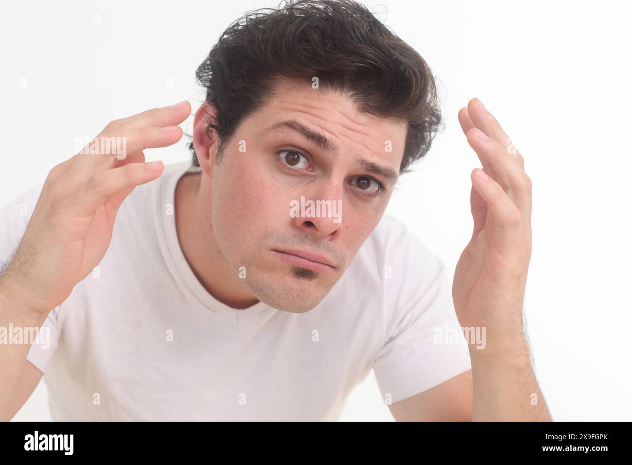 Guy checking hi-res stock photography and images - Alamy