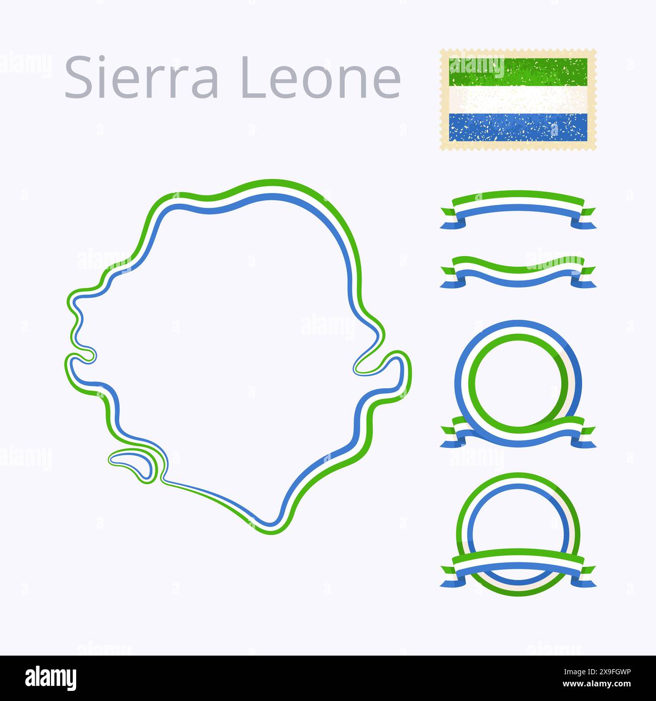 Sierra leone postage stamp hi-res stock photography and images - Alamy