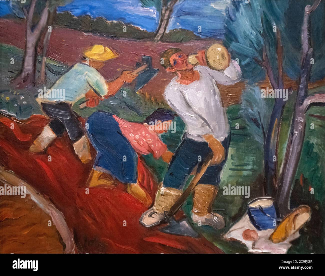 Ignjat Job: "Diggers" (1932 Stock Photo - Alamy