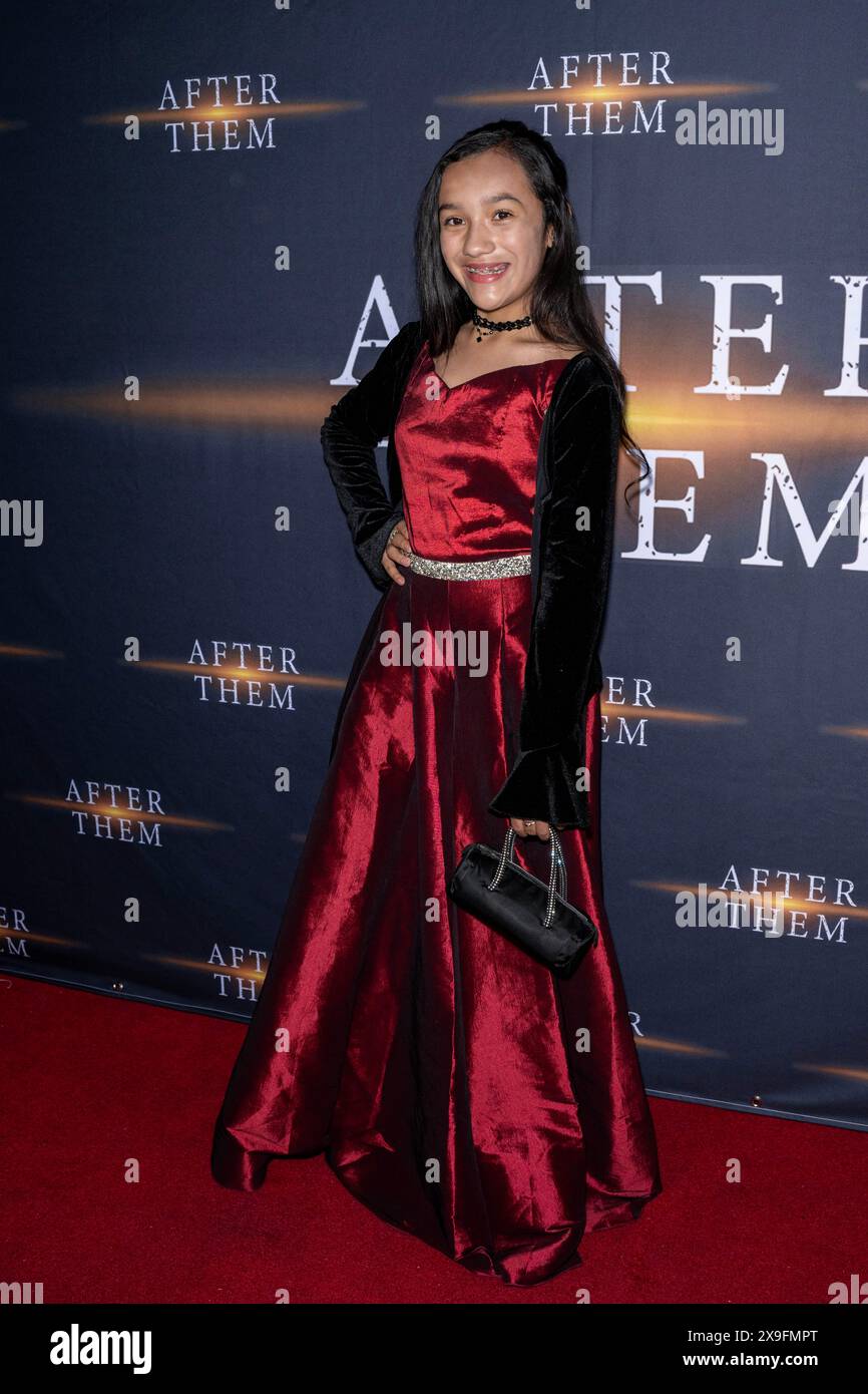 Glendale, USA. 30th May, 2024. Actress Sammi Corona-Lampa attends World Premiere of "After Them" Presented by LoveXO at Look Cinema Glendale, Los Angeles, CA, May 30th, 2024 Credit: Eugene Powers/17�Թ����� Live News Stock Photo