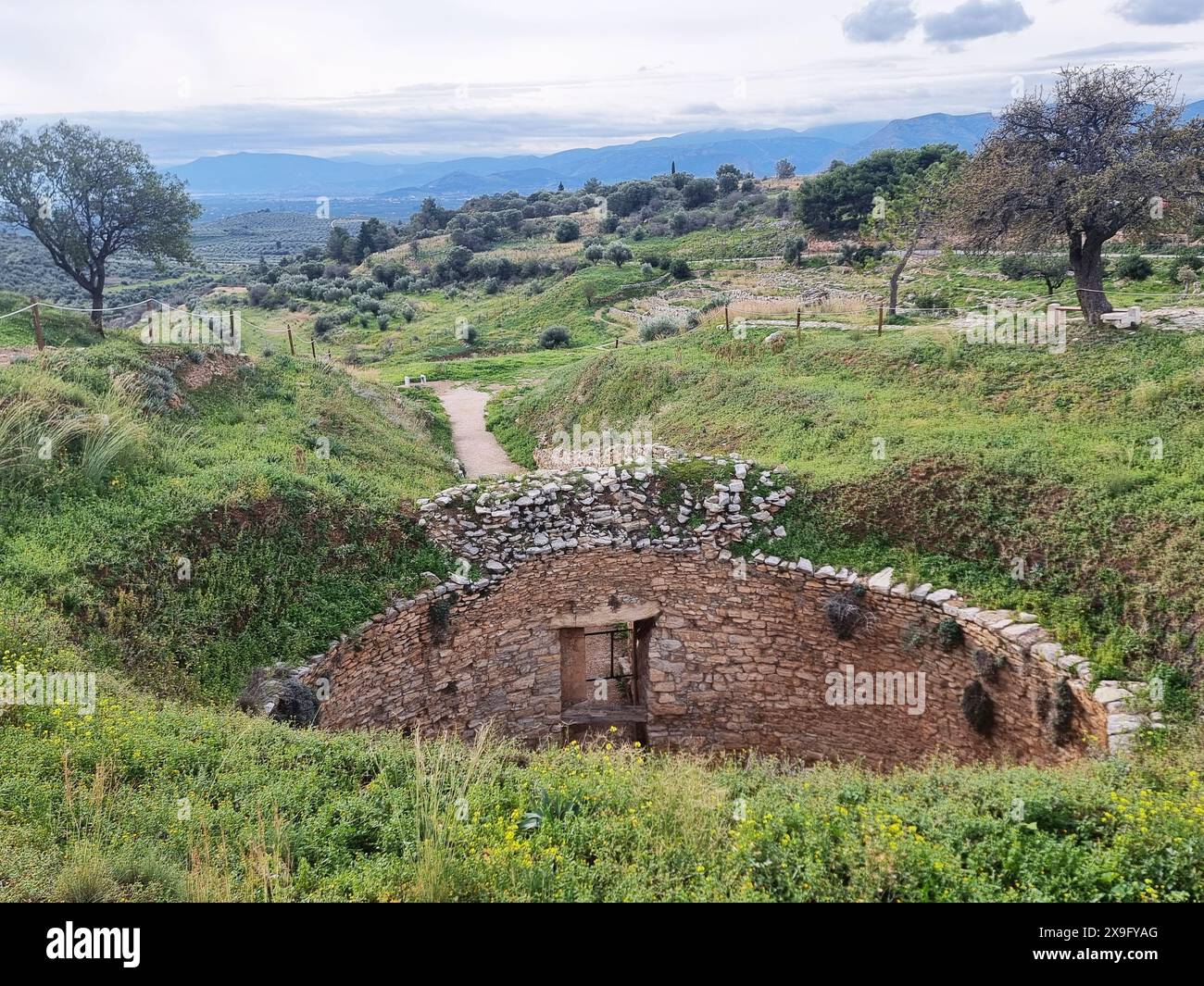 The Archaeological site of Kolonna is located on a small peninsula ...