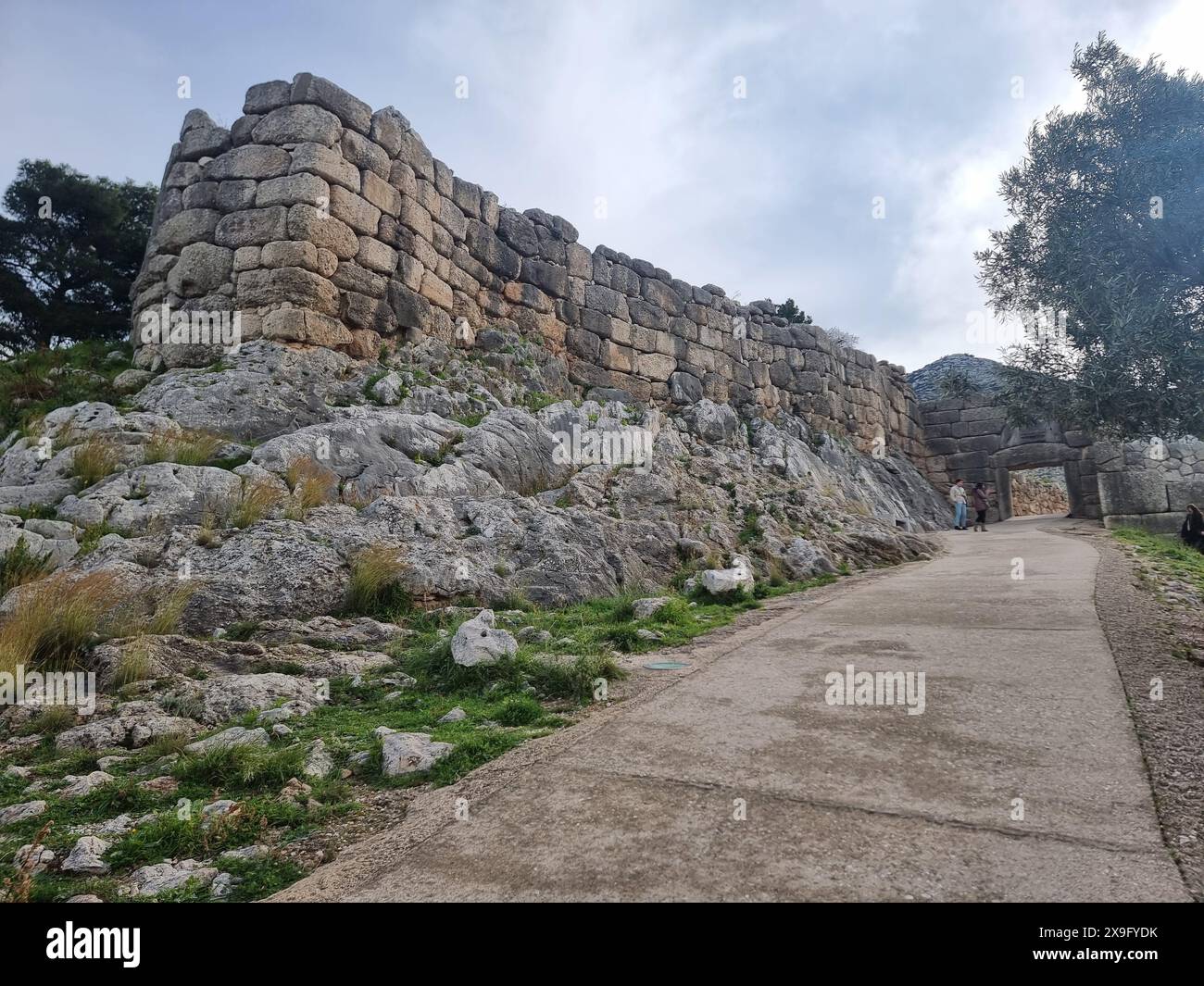 The Archaeological site of Kolonna is located on a small peninsula ...