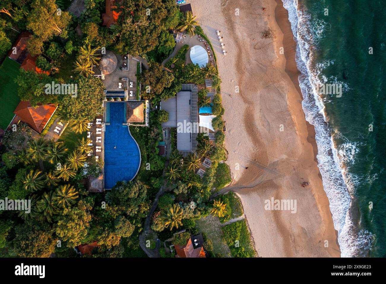 Swimming pool of the luxury hotel Pimalai Resort, Kantiang Beach, Ko ...