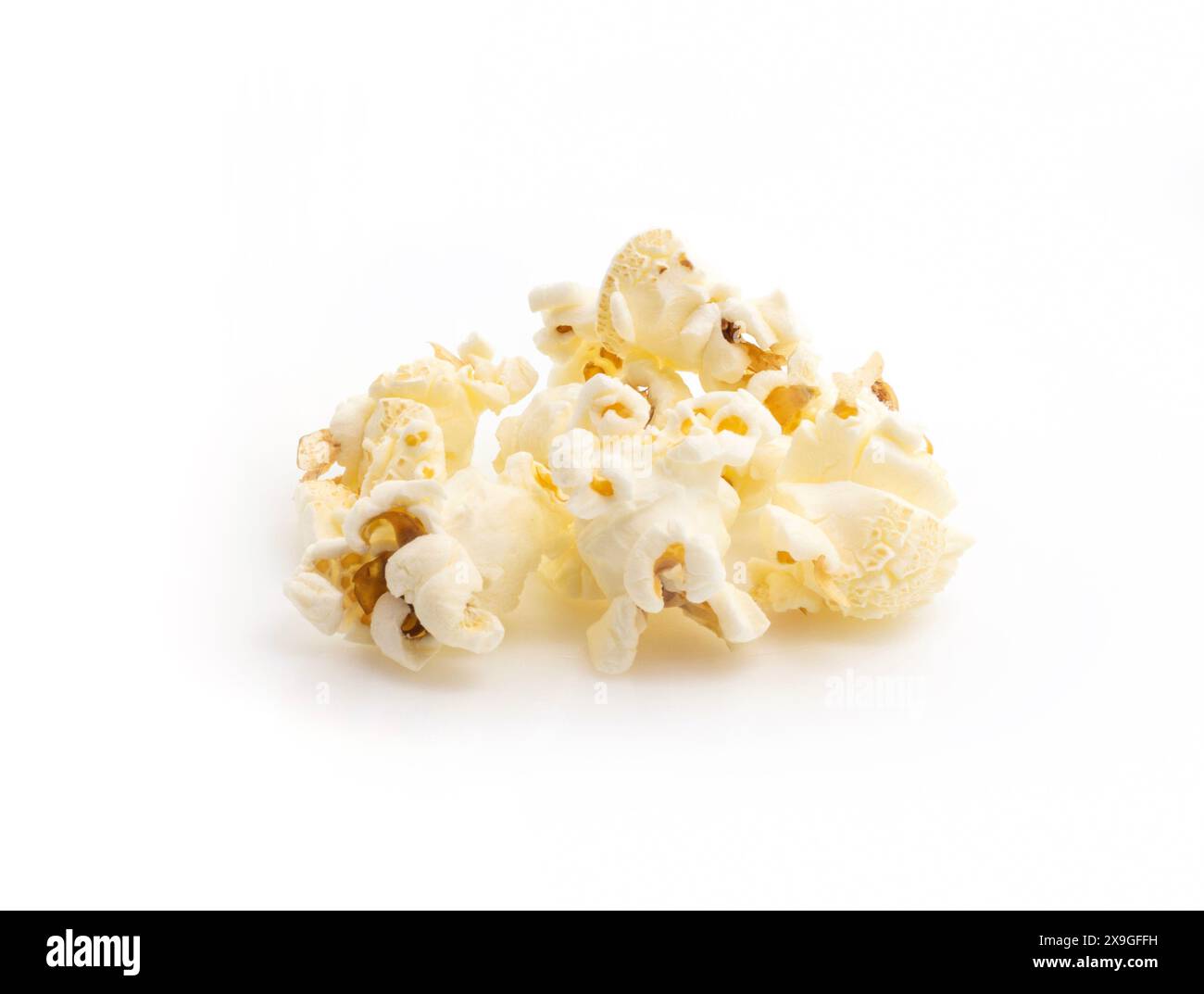 Popcorn isolated on a white background Stock Photo