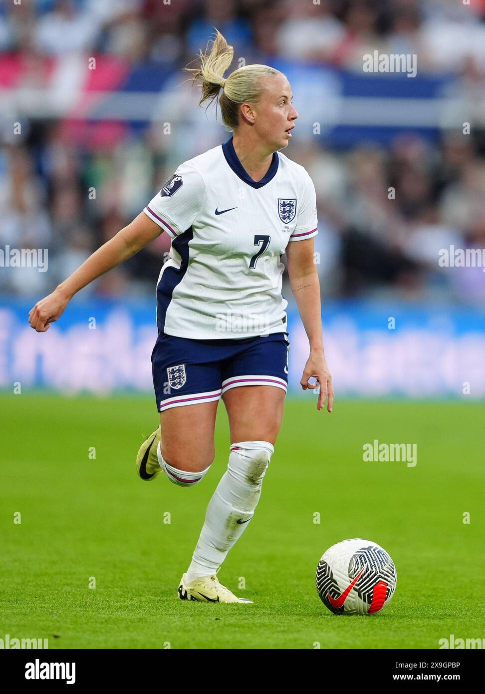 England's Beth Mead during the UEFA Women's Euro 2025 qualifying League