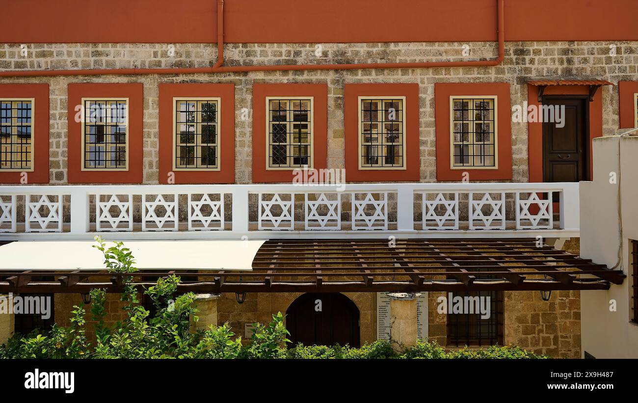 Synagogue Rhodes Kahal shalom synagogue rhodes hi-res stock photography and images - Alamy