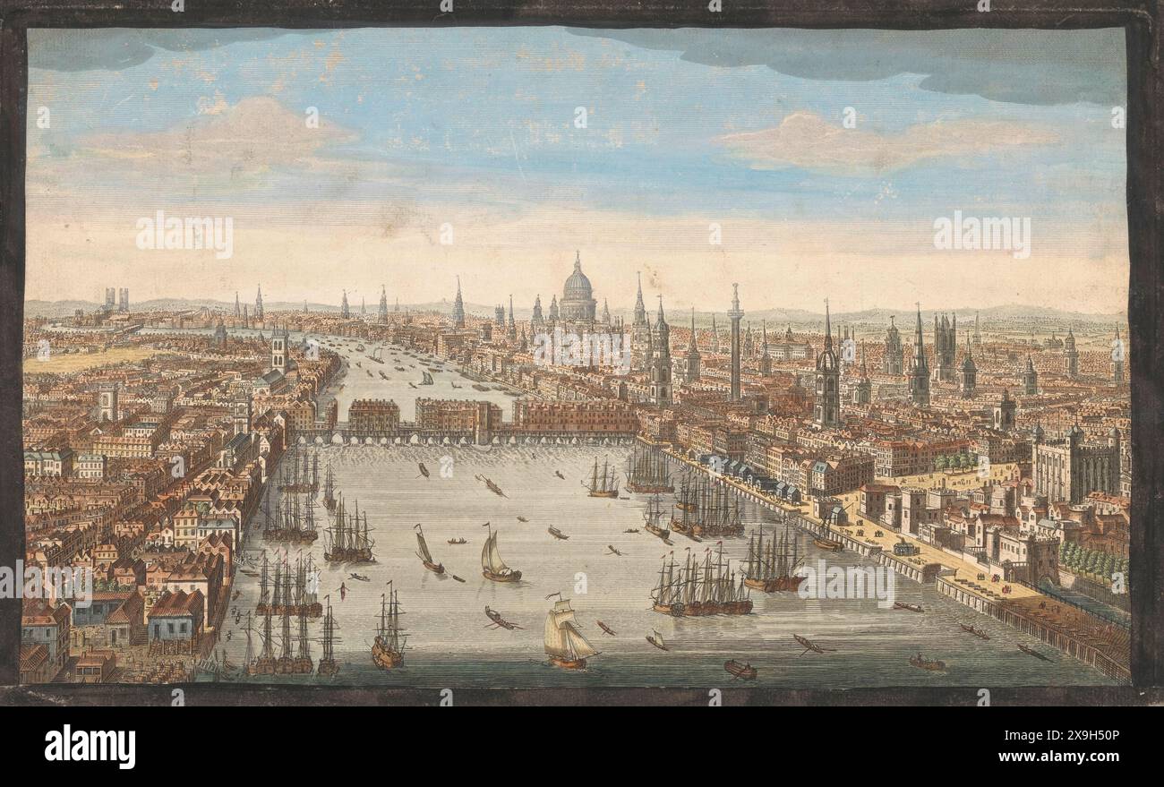 London skyline 18th century hi-res stock photography and images - Alamy