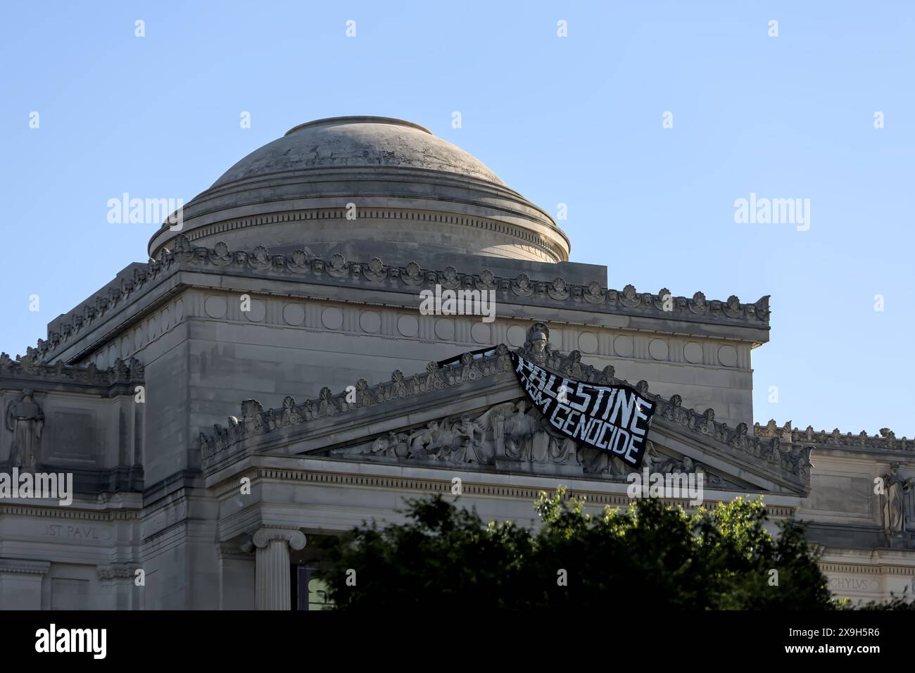 Brooklyn, NY May 31 2024 Pro Palestine sign during protest on the