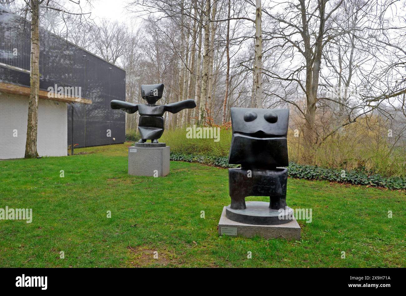 Max Ernst, sculpture, garden, Louisiana Musem of Modern Art; Copenhagen; Denmark, EU Stock Photo