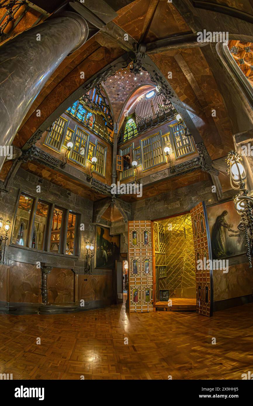 Palau Guell Interior The Guell Palace In Barcelona palau-guell-interior-the-guell-palace-in-barcelona