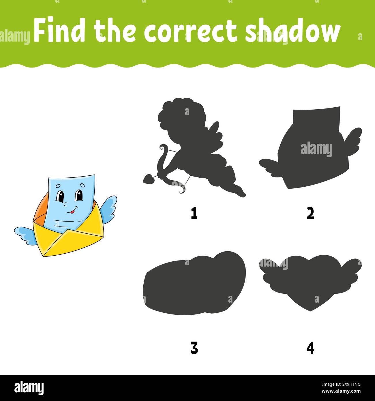 Find the correct shadow. Education developing worksheet. Matching game ...