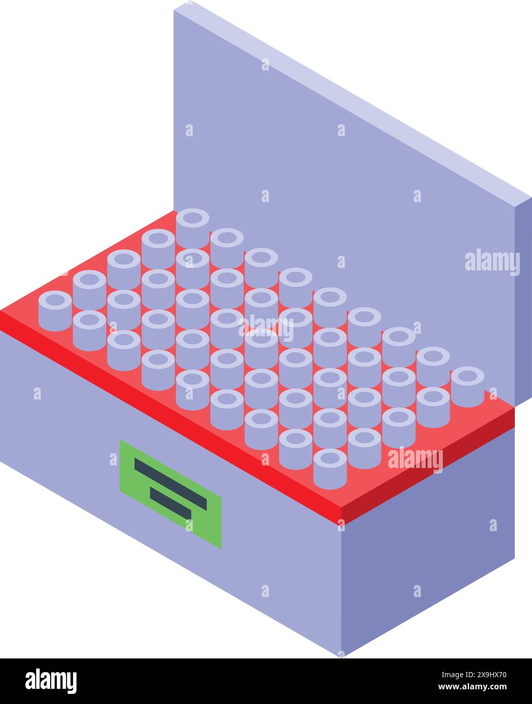Diagnostic lab rack Stock Vector Images - Alamy