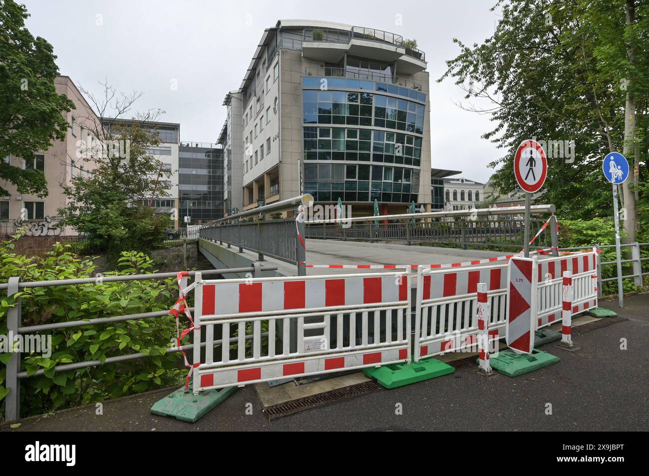 01 June 2024 Saxony Chemnitz The Pedestrian Bridge In Fabrikstra e 