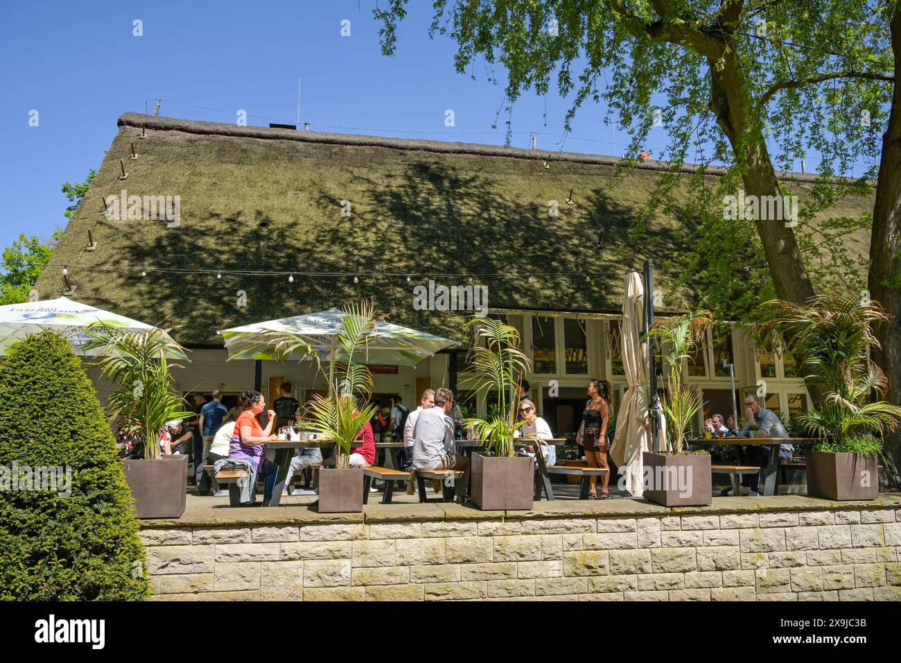 Restaurant und Biergarten, Teehaus, Englischer Garten, Park, Großer