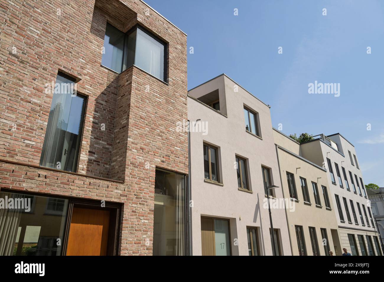 Neubau, Wohnhäuser, An der Mauer, Lübeck, Niedersachsen, Deutschland Stock Photo