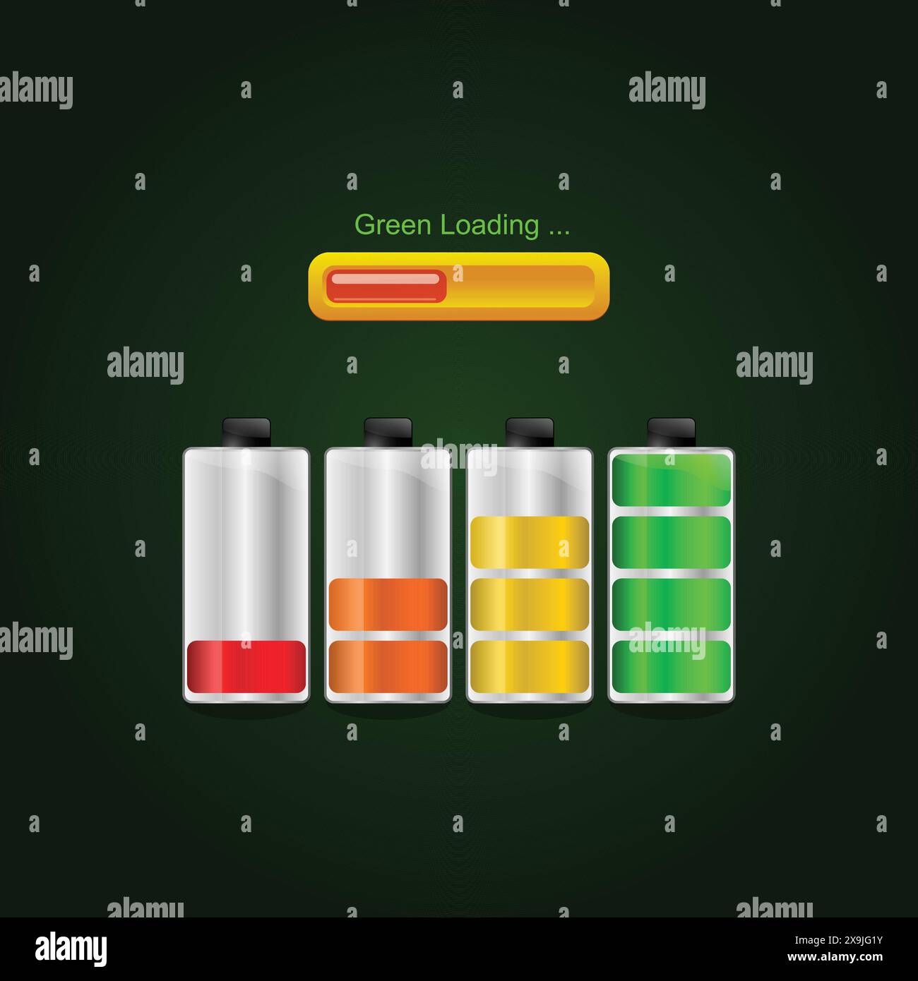 green energy battery Stock Vector Image & Art - Alamy