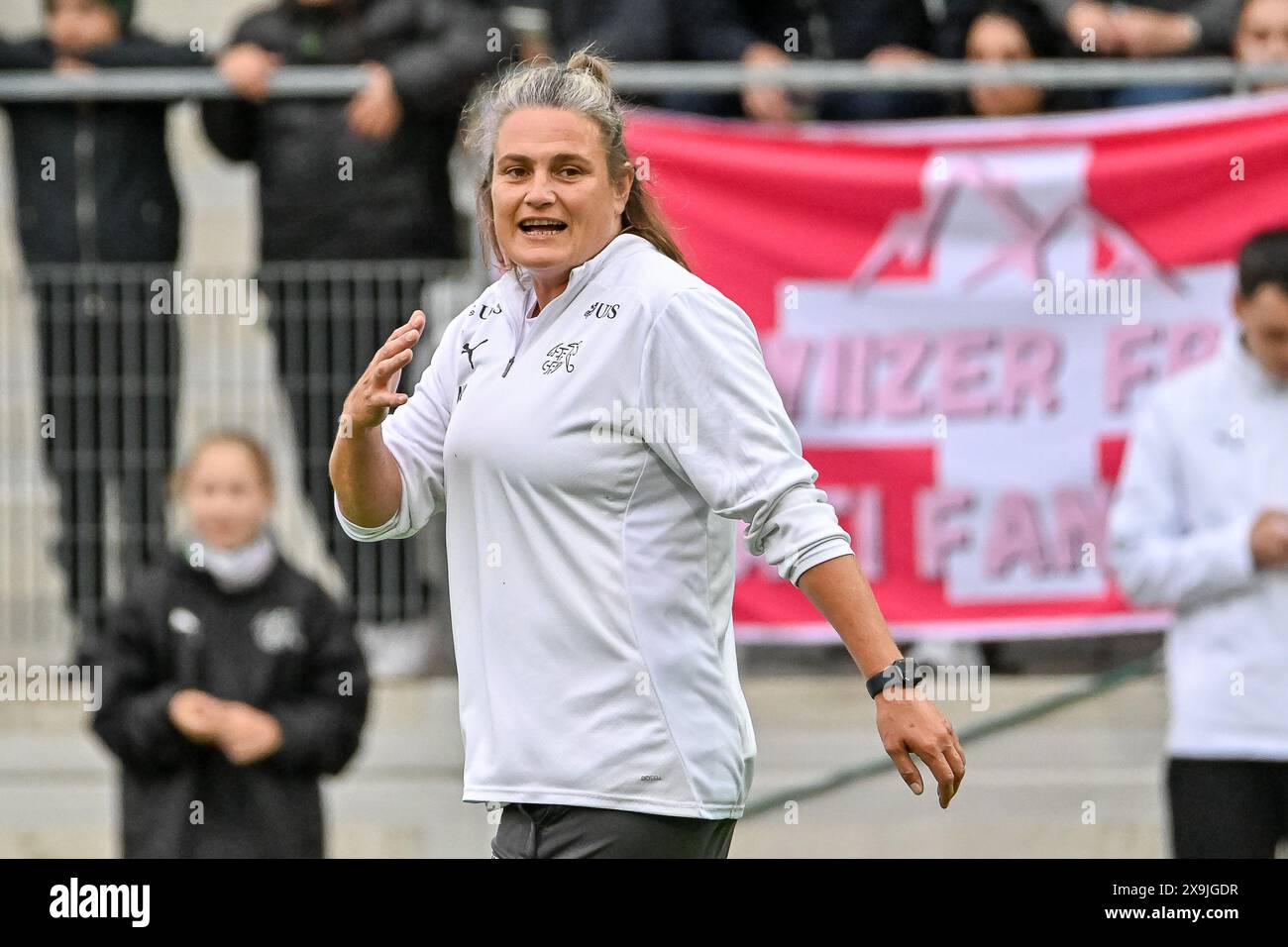 Nadine Angerer (Schweiz, Torwarttrainerin) SUI, Schweiz - Ungarn, UEFA