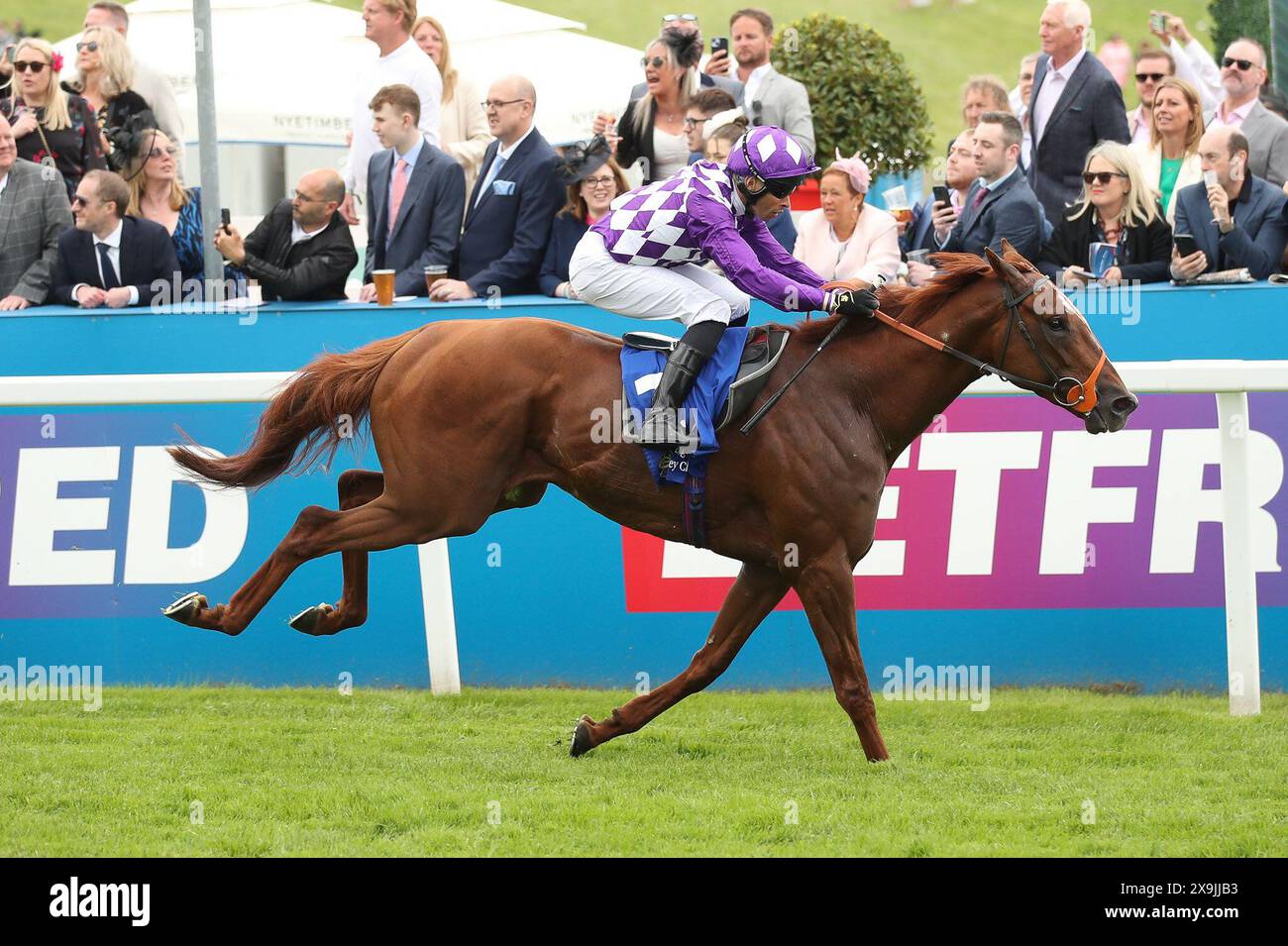 Epsom, UK. 01st June, 2024. PERSICA (IRE) (J) Sean Levey (T) Richard ...