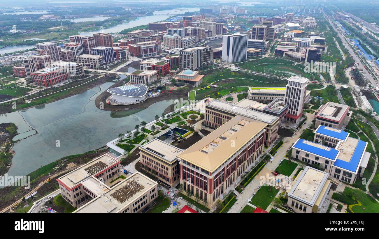 SHANGHAI, CHINA - JUNE 1, 2024 - An aerial photo shows Huawei's ...