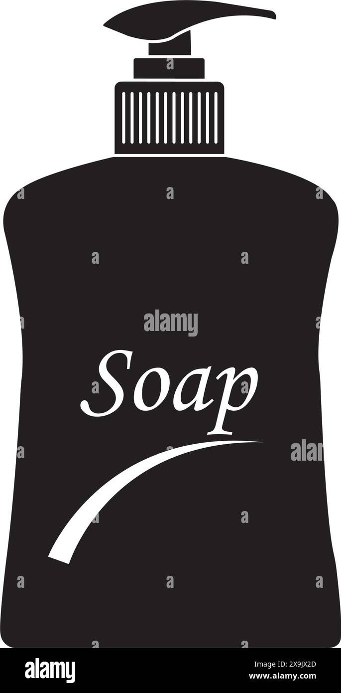 liquid soap icon vector illustration symbol design Stock Vector Image ...