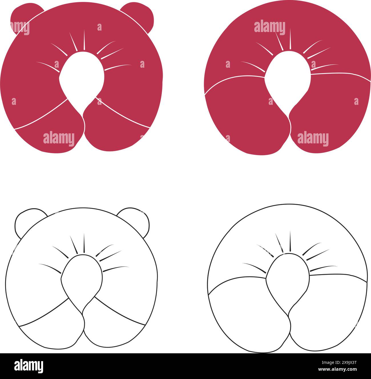 neck pillow icon design vector illustration Stock Vector Image & Art ...