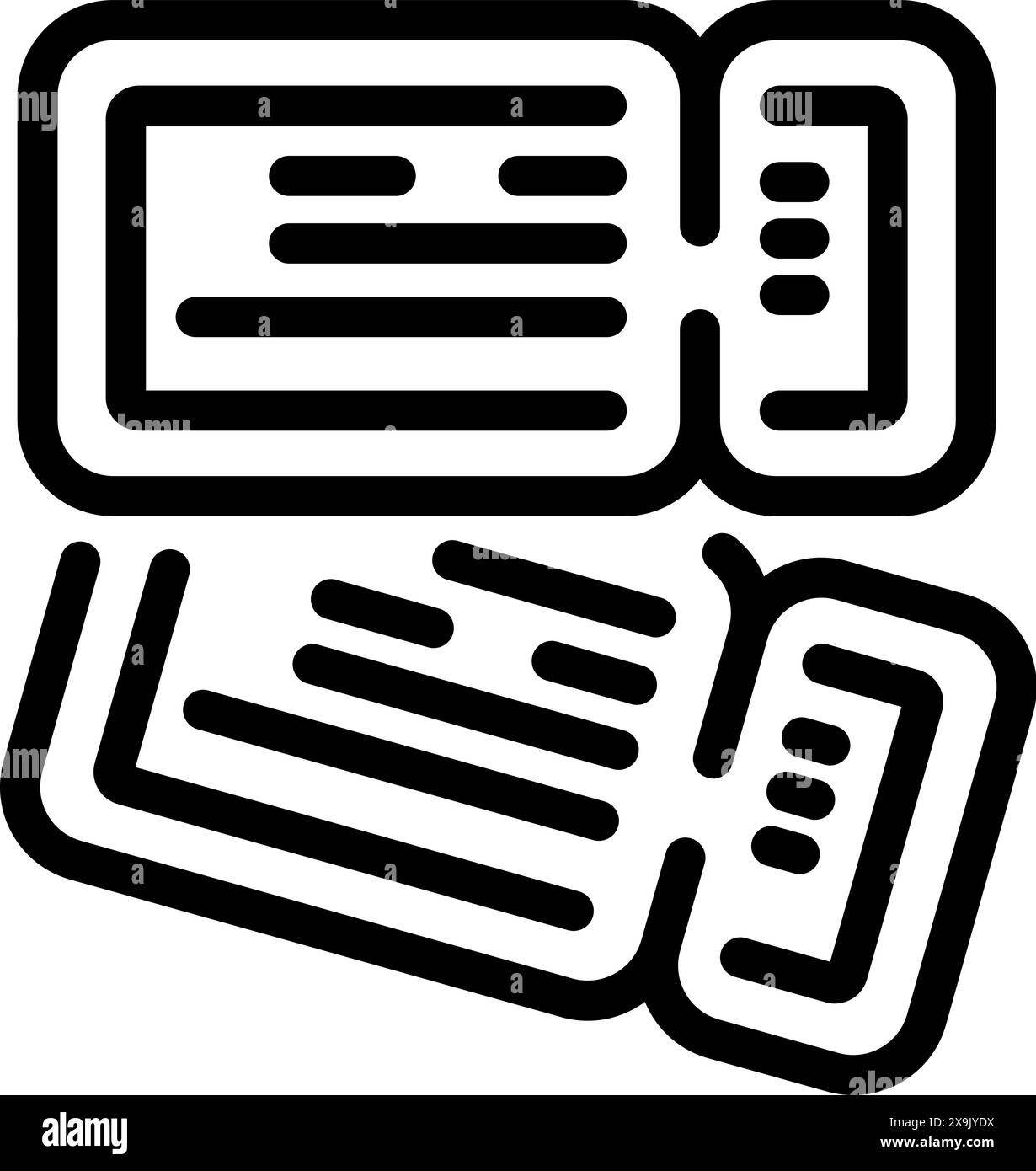 Simple black and white open book icon illustration in minimalistic line ...
