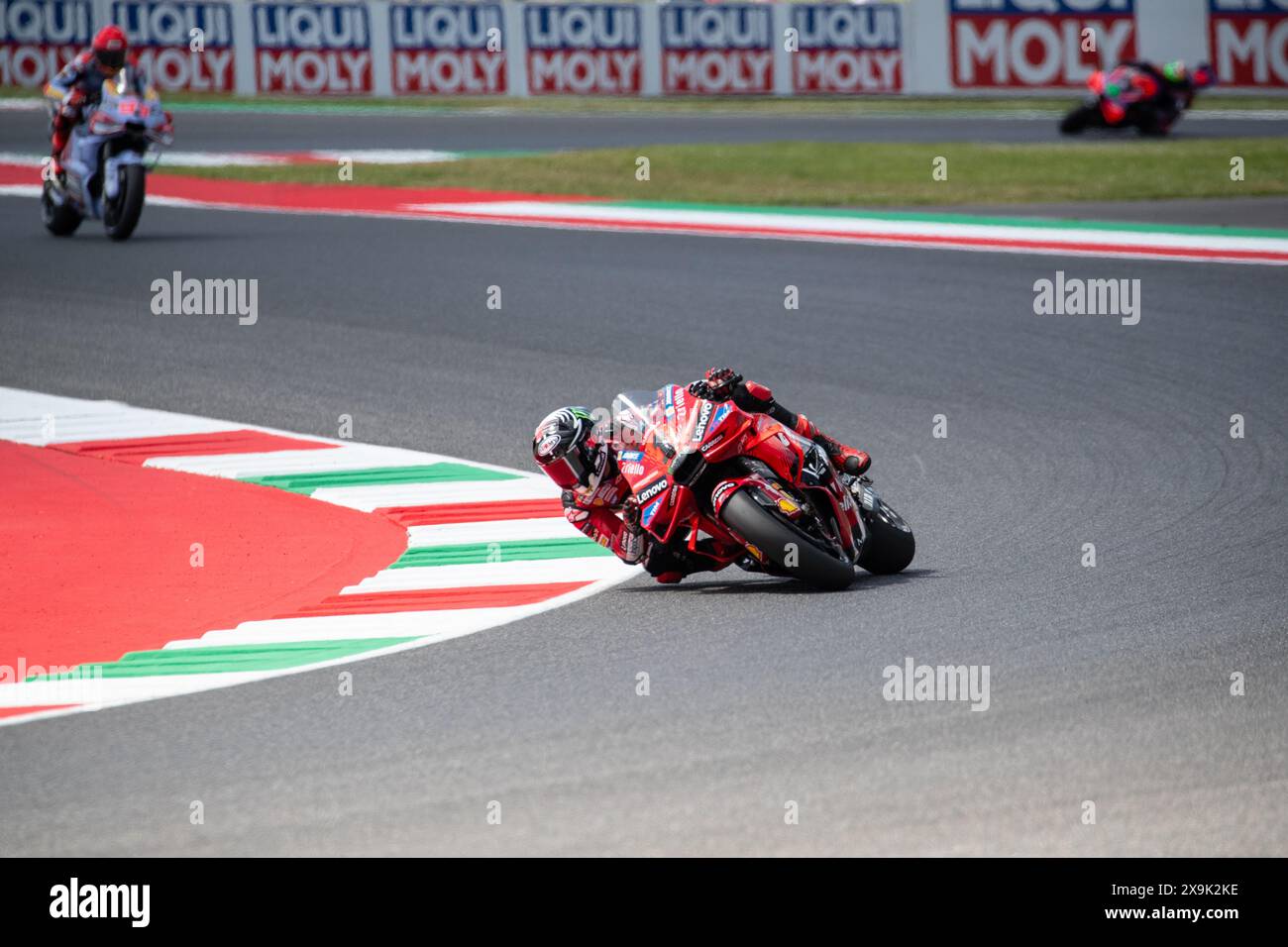 The MotoGP racing weekend in the Mugello Circuit Italy June 2nd 2024 ...
