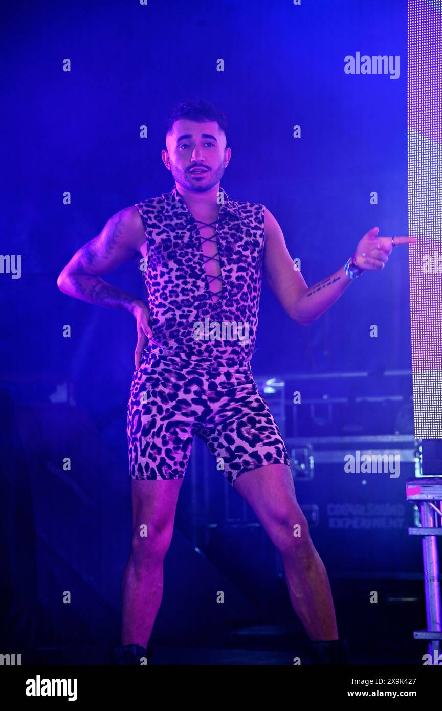 Brockwell Park, London, UK. 1st June, 2025. Country Queen's preforms at