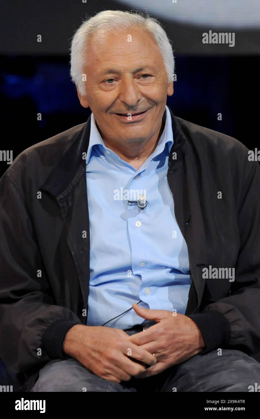 Milan Italy 31/05/2008: Mogol,famous Italian lyricist, during the television show “Scalo 76“ Stock Photo