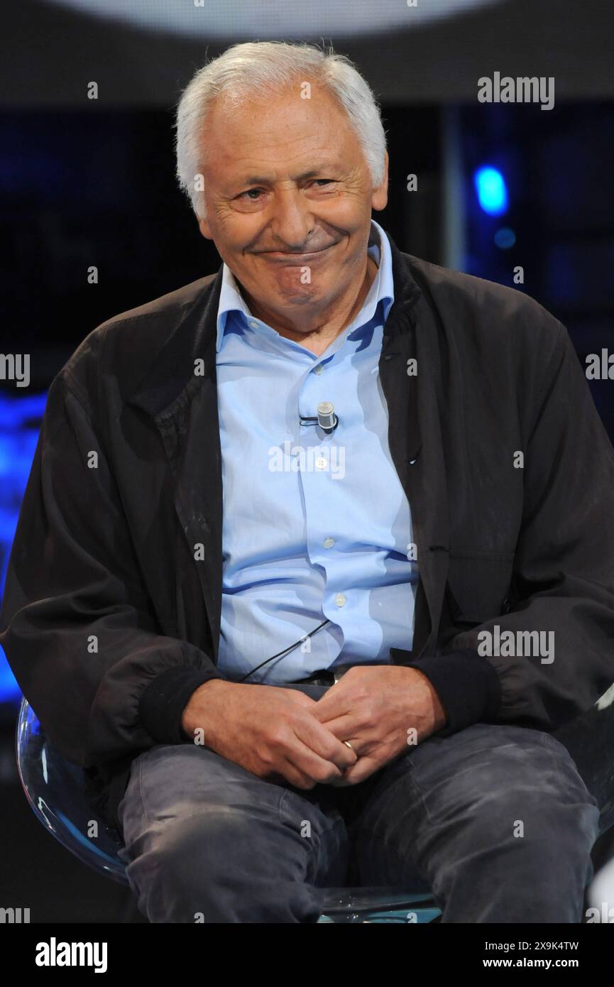 Milan Italy 31/05/2008: Mogol,famous Italian lyricist, during the television show “Scalo 76“ Stock Photo