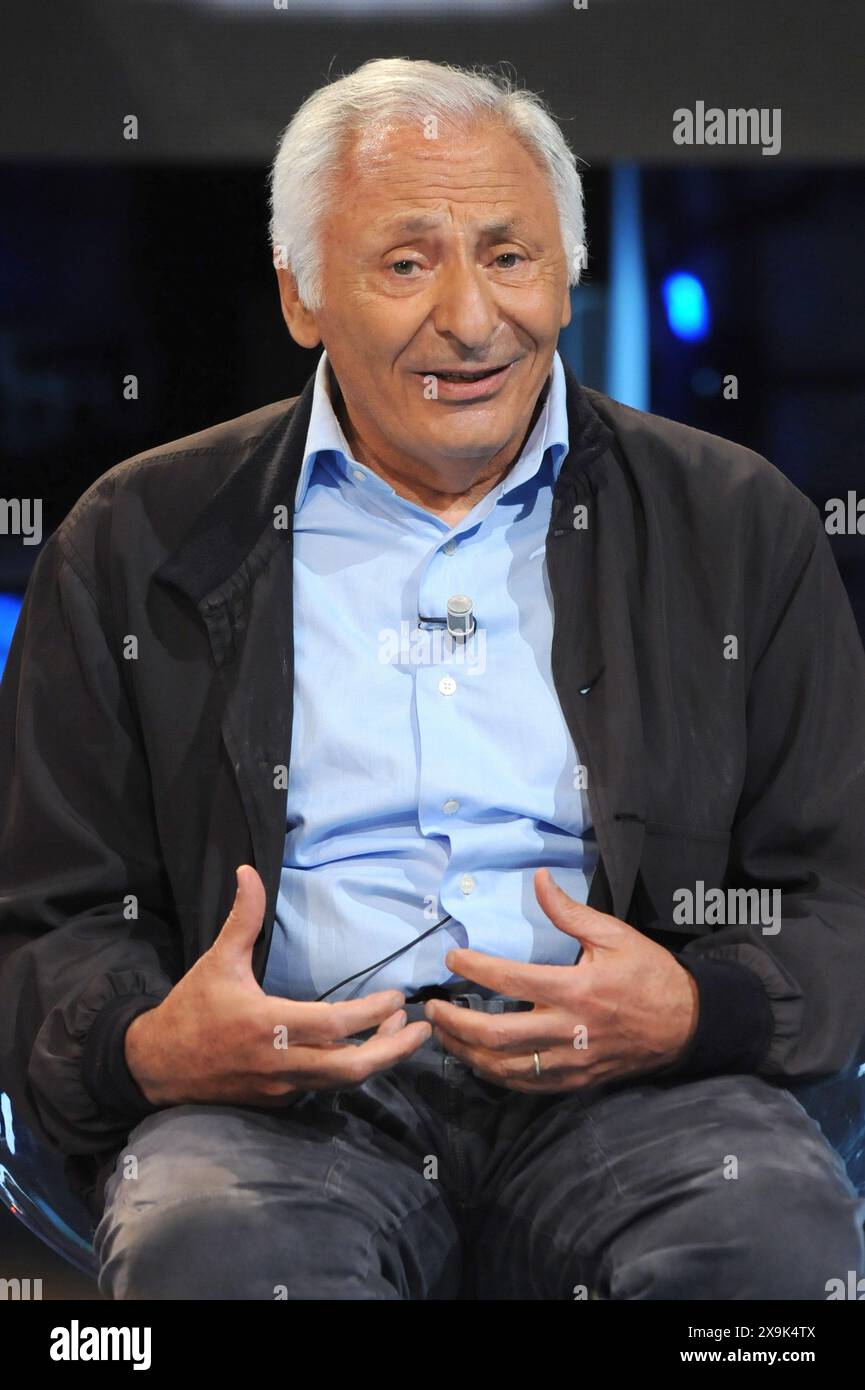 Milan Italy 31/05/2008: Mogol,famous Italian lyricist, during the television show “Scalo 76“ Stock Photo