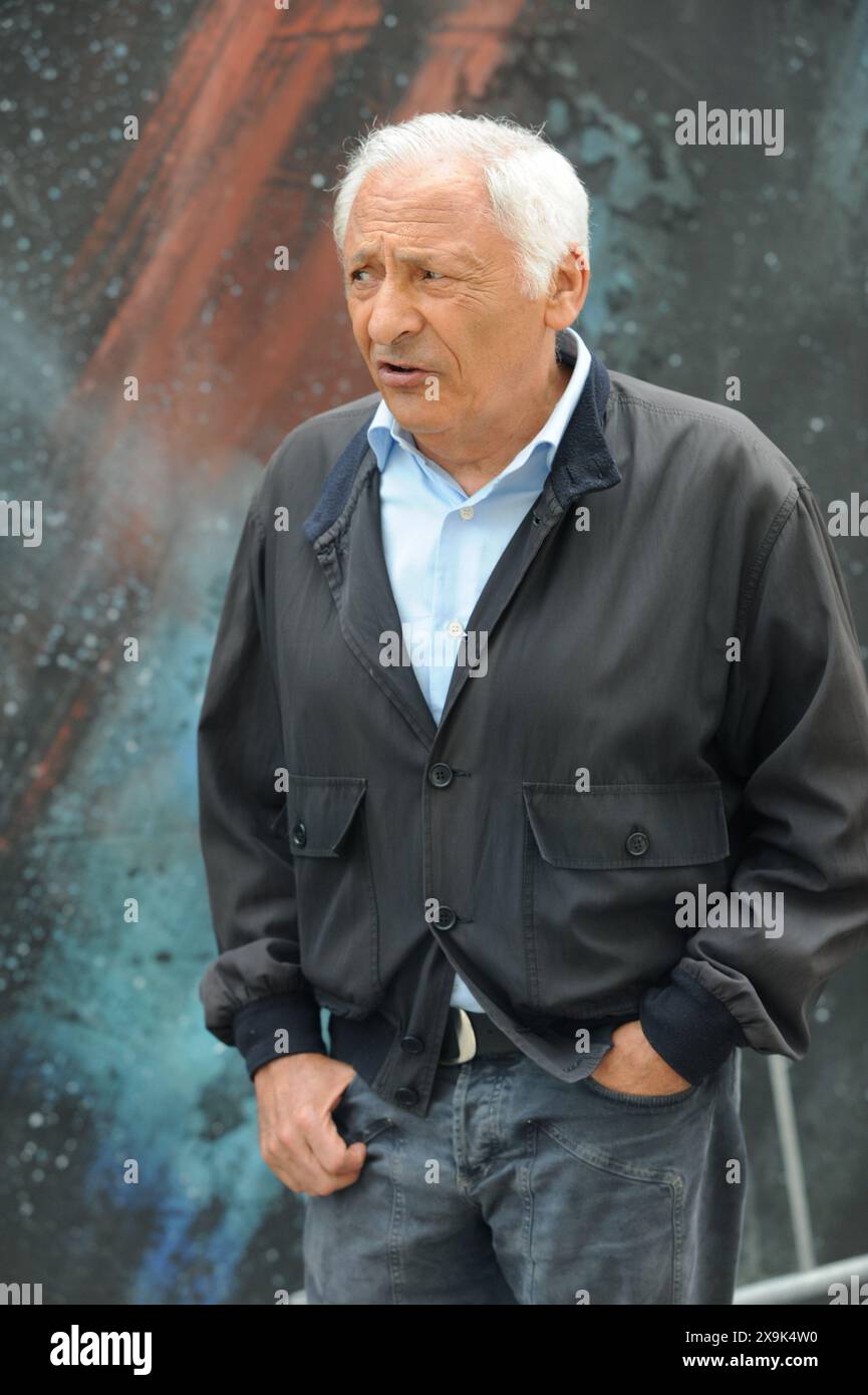 Milan Italy 31/05/2008: Mogol,famous Italian lyricist, during the television show “Scalo 76“ Stock Photo