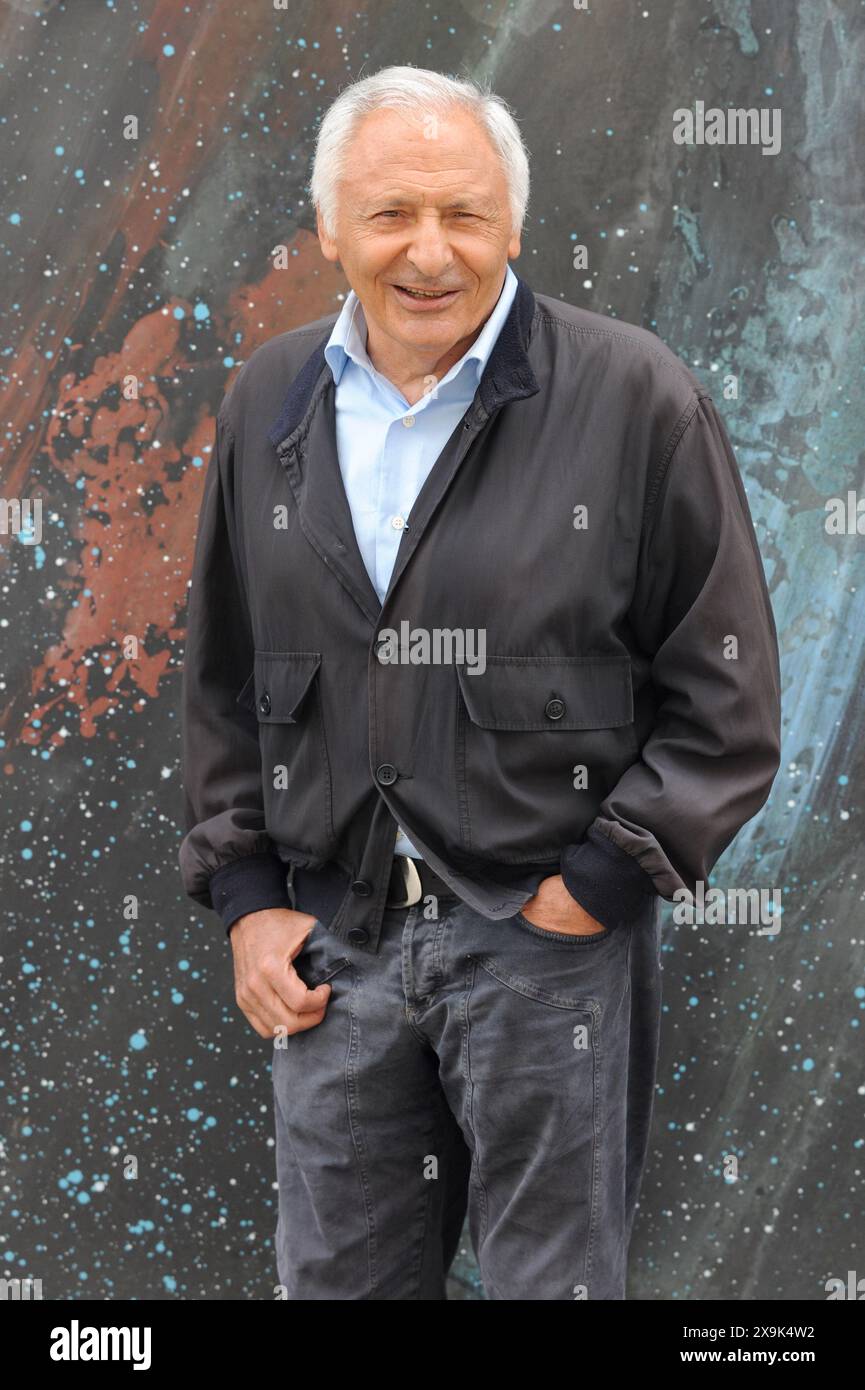 Milan Italy 31/05/2008: Mogol,famous Italian lyricist, during the television show “Scalo 76“ Stock Photo