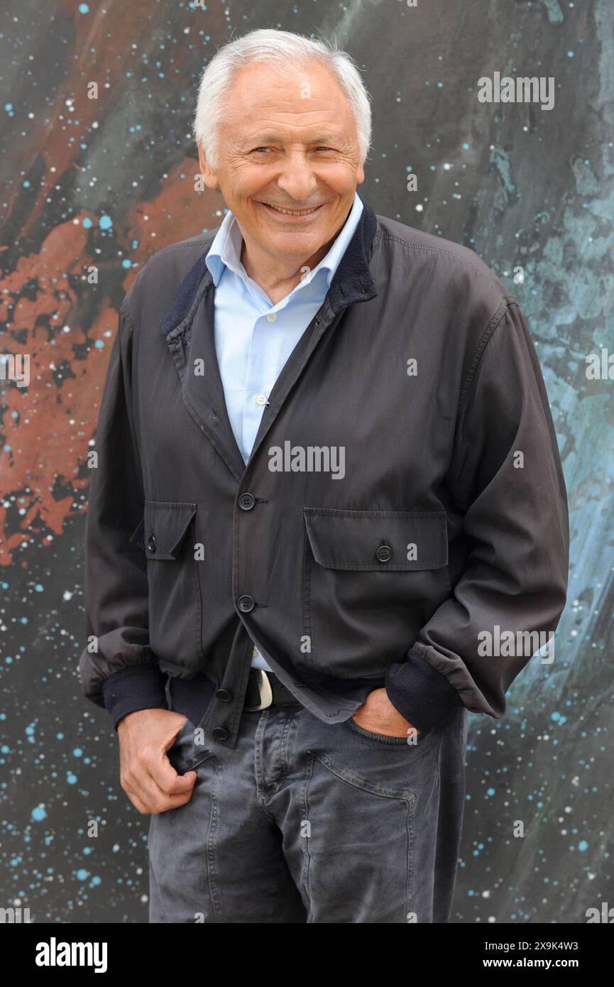 Milan Italy 31/05/2008: Mogol,famous Italian lyricist, during the television show “Scalo 76“ Stock Photo