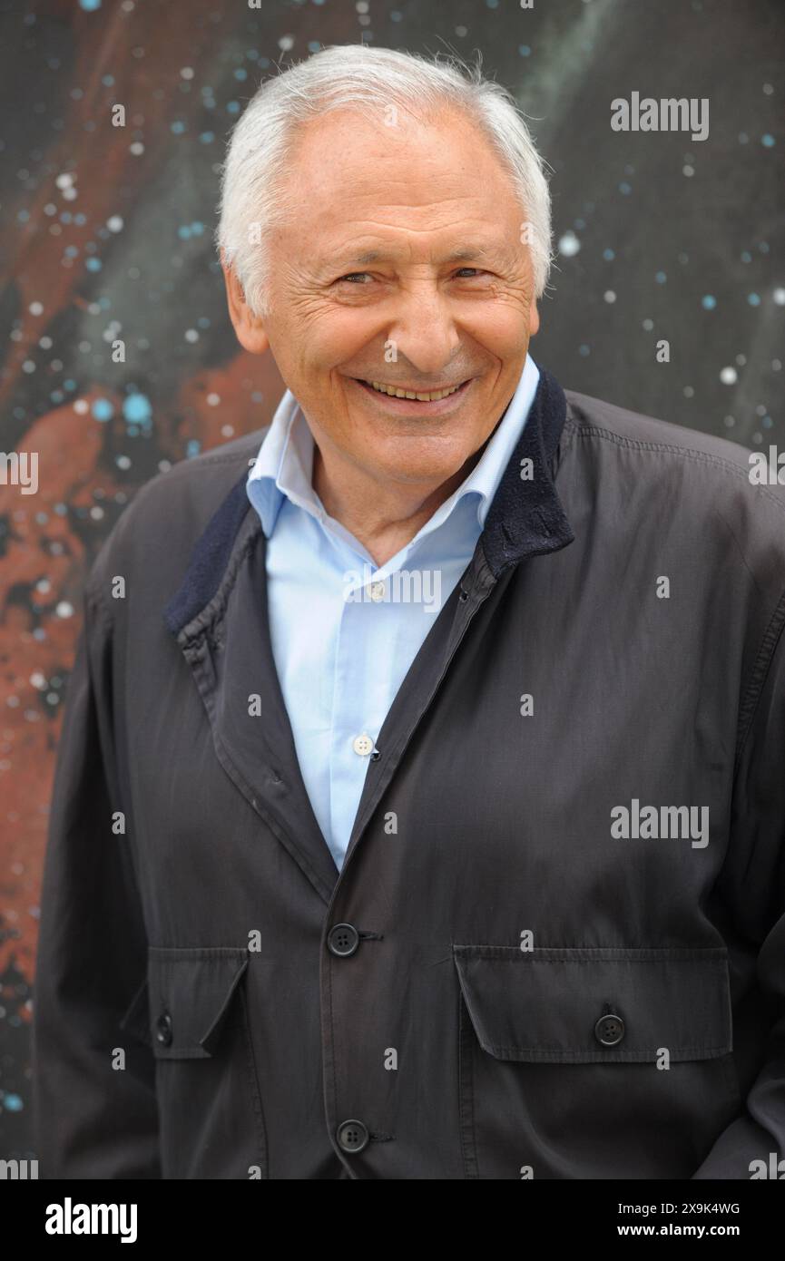 Milan Italy 31/05/2008: Mogol,famous Italian lyricist, during the television show “Scalo 76“ Stock Photo