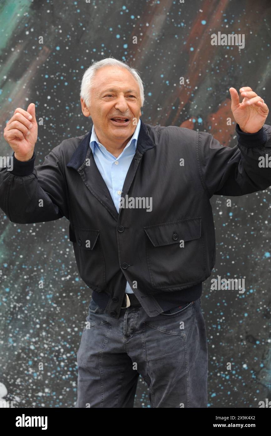 Milan Italy 31/05/2008: Mogol,famous Italian lyricist, during the television show “Scalo 76“ Stock Photo