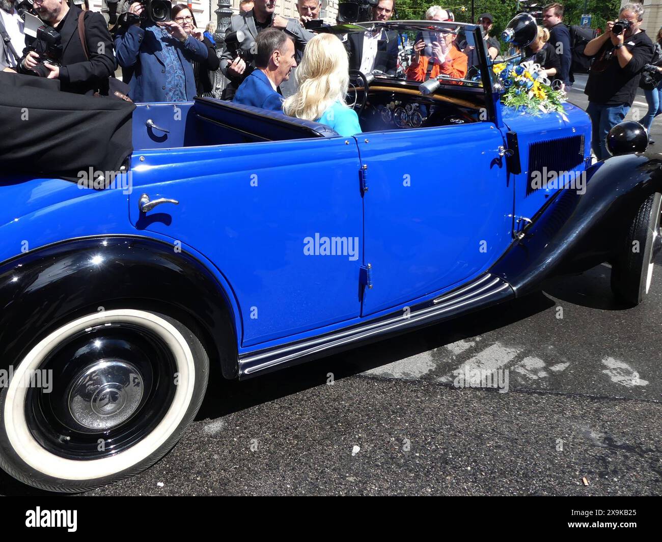Richard Lugner,Simone Reiländer, Bienchen, Hochzeit. Wien, 2024 ...