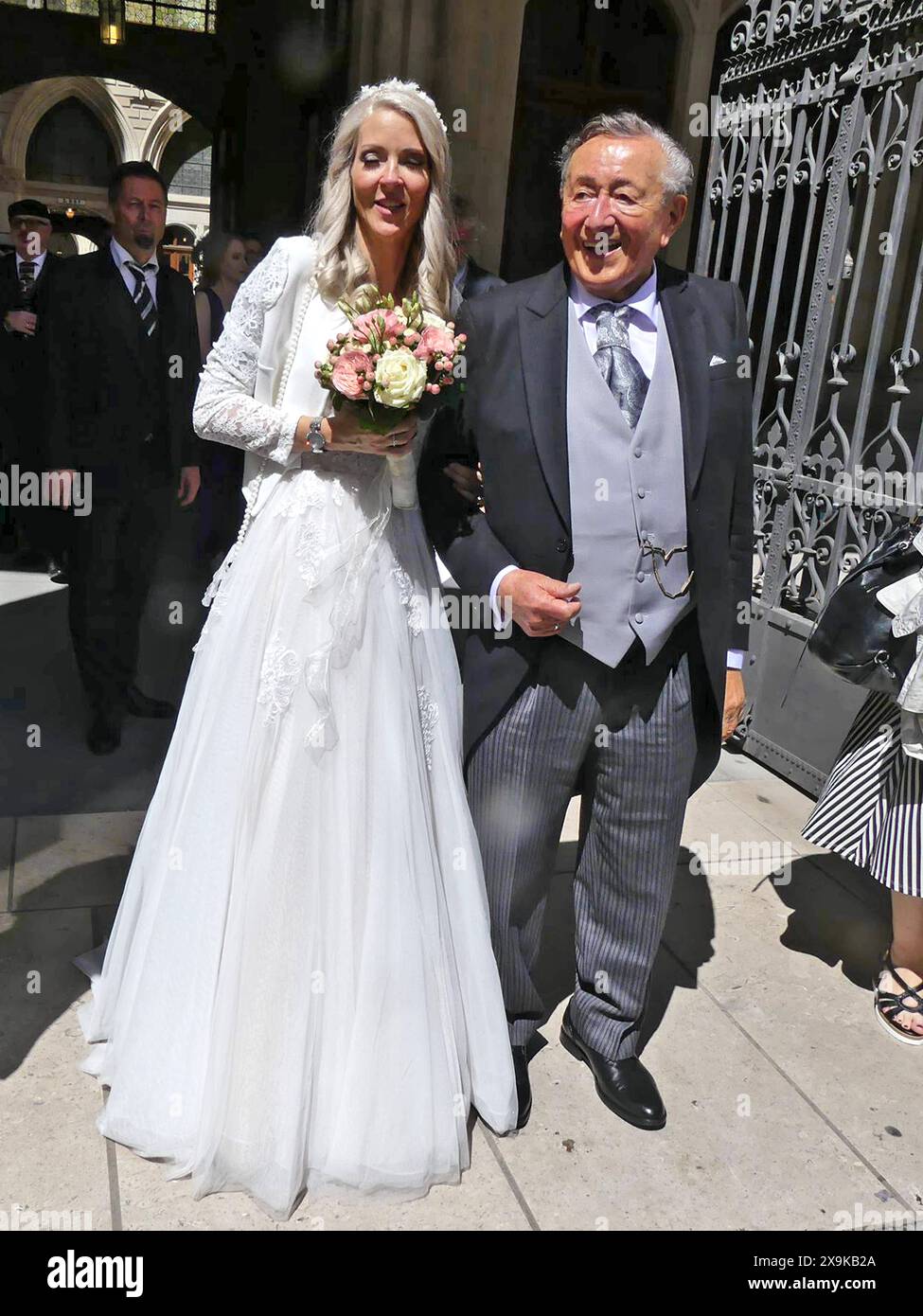 Richard Lugner,Simone Reiländer, Bienchen, Hochzeit. Wien, 2024 ...