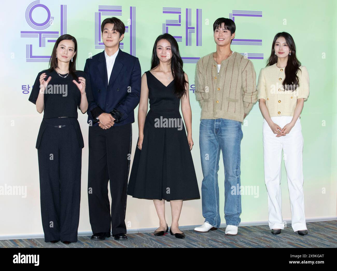 Seoul, South Korea. 31st May, 2024. (L to R) South Korean actors Jeong Yoomi, Choi Woosik